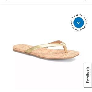 Kork-Ease Gold Women's Sandals